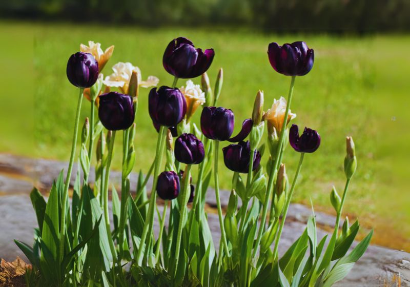 Queen of the Night Tulips