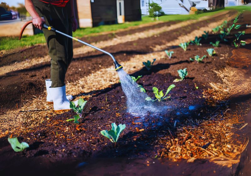 Planting Delphinium
